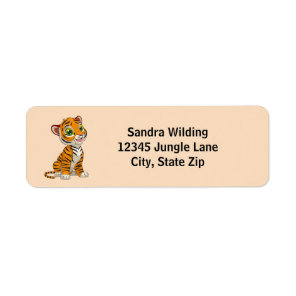 Little Tiger Return Address Label