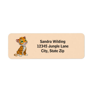 Little Tiger Return Address Label