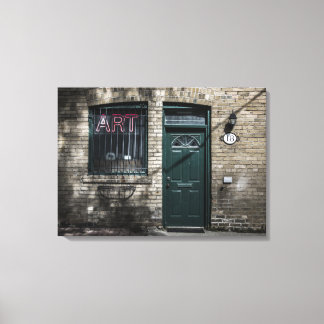 Little Tiny Street No 11 Color Version Canvas Print