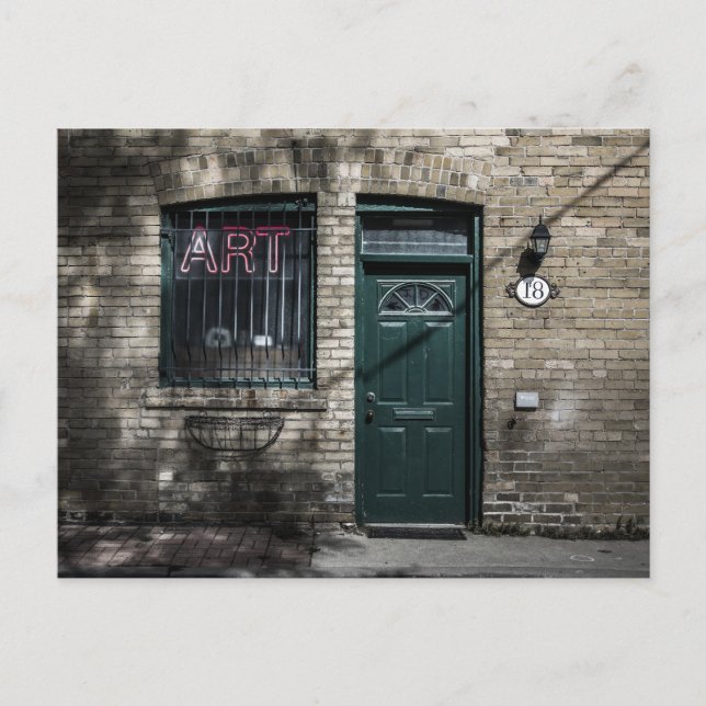Little Tiny Street No 11 Color Version Postcard (Front)