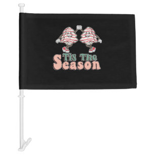 Little Tis The Season Christmas Tree Jen Car Flag