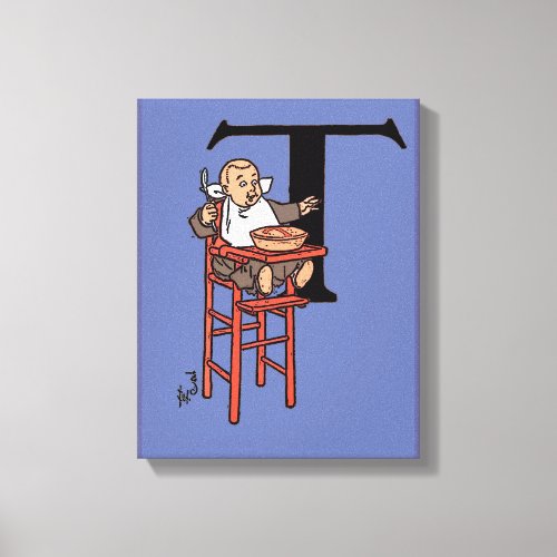 Little Tommy Tucker Canvas Print