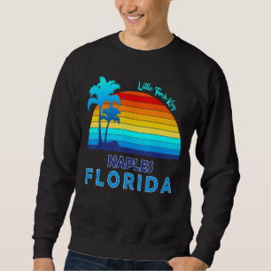 Little Torch Key Naples Florida Retro Tropical Bea Sweatshirt