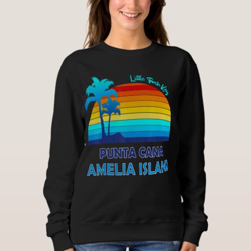 Little Torch Key Punta Cana Amelia Island Beach Su Sweatshirt
