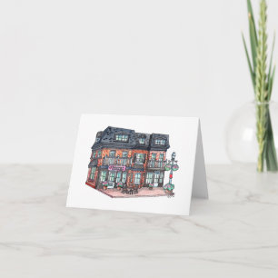 Little Town Cafe Card
