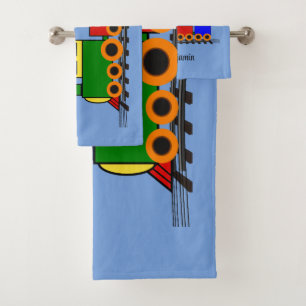Little Train Bath Towel Set