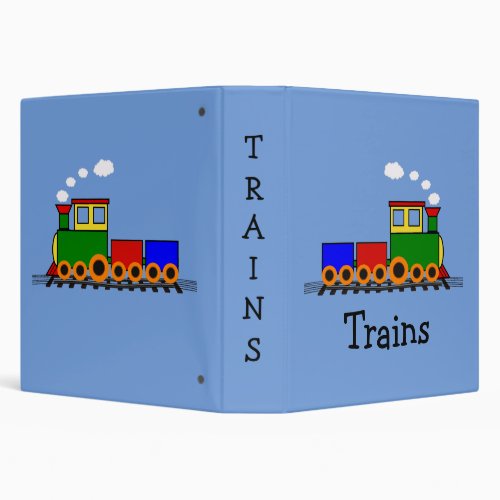 Little Train Design Binder