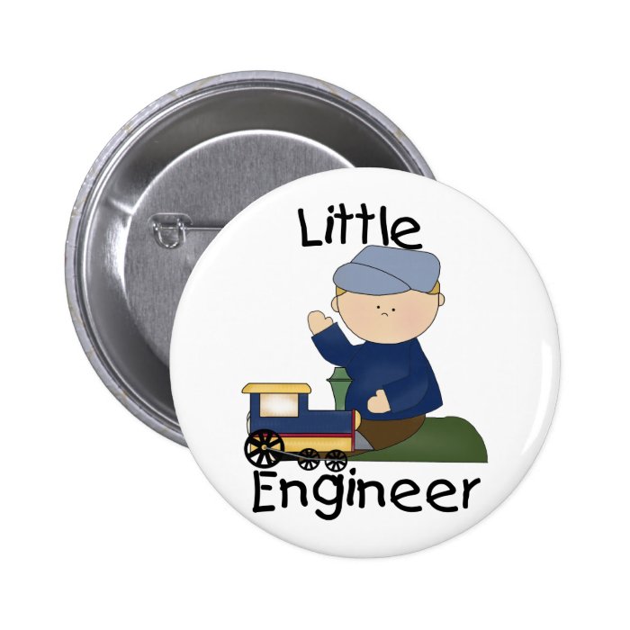 Little Train Engineer T shirts and Gifts Pins
