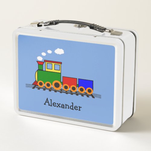 Little Train Metal Lunch Box