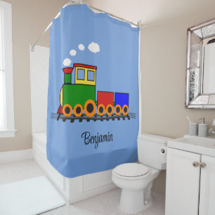 Little Train Shower Curtain