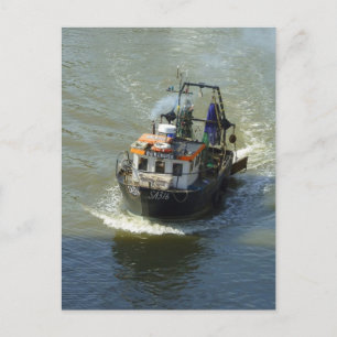 Little Trawler, Cardiff Bay Harbour Postcard
