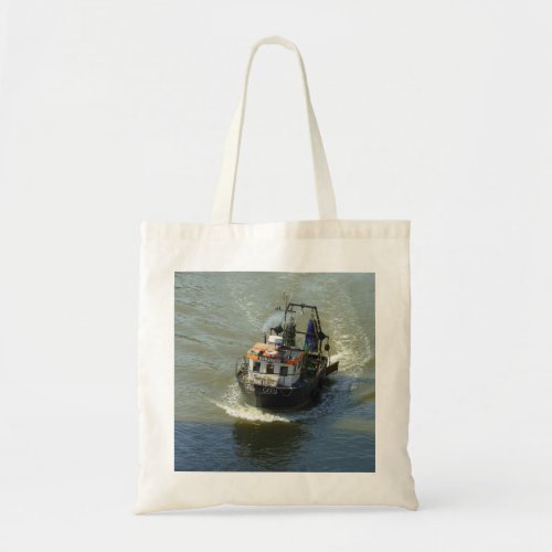 Little Trawler Cardiff Bay Harbour Tote Bag