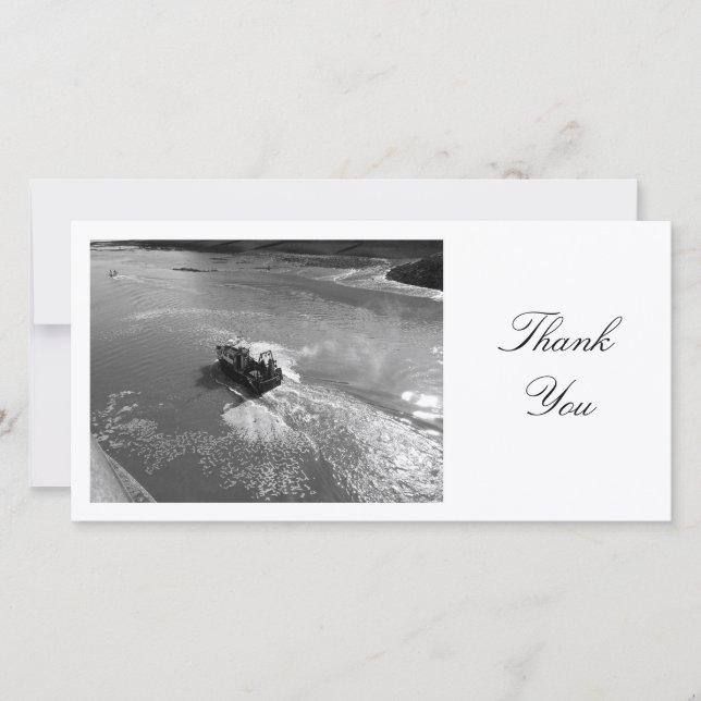 Little Trawler - Thank You Card (Front)