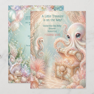 Little Treasure Under the Sea Octopus Baby Shower