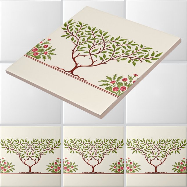 Little Tree Frieze for William Morris Ceramic Tile (Creator Uploaded)
