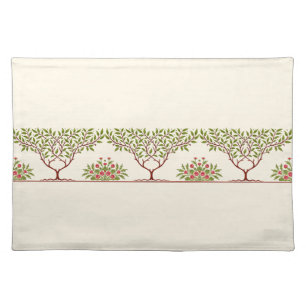 Little Tree Frieze for William Morris Cloth Placemat