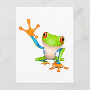 Little tree frog postcard