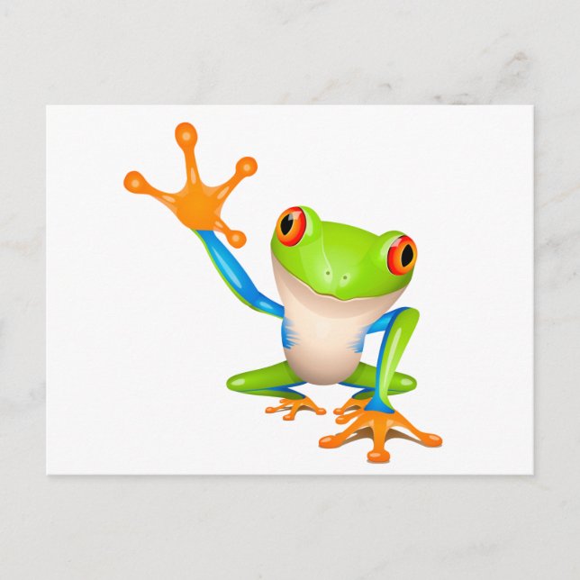 Little tree frog postcard (Front)