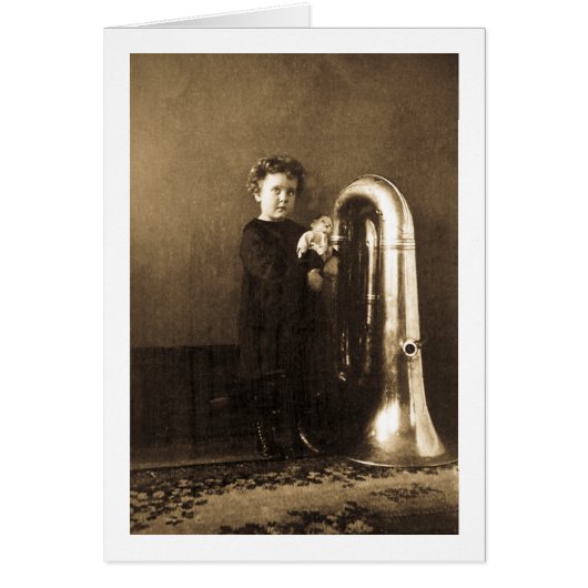 Little Tuba Girl Cards (Front)
