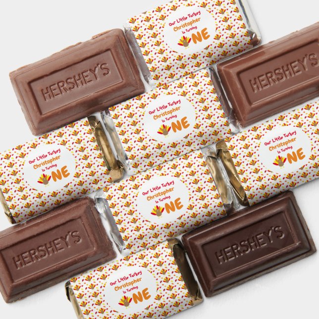 Little Turkey 1st Birthday Hershey's Miniatures (Assorted)