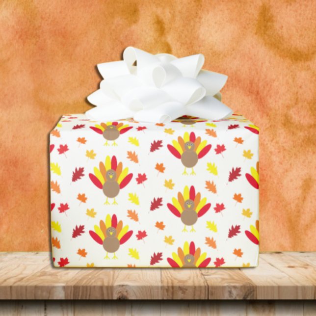 Little Turkey 1st Birthday Wrapping Paper (Creator Uploaded)