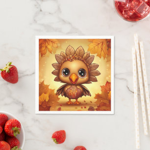 Little Turkey 5 Napkins