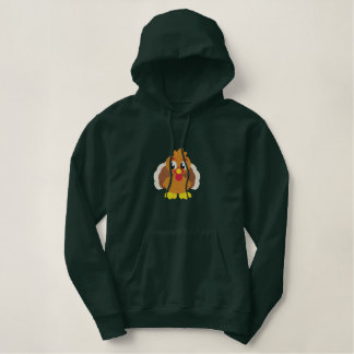 Little Turkey Embroidered Hoodie