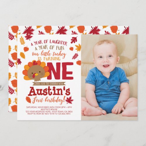 Little Turkey Invitation