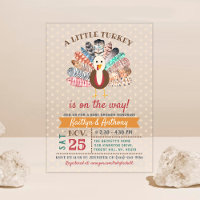 Little Turkey On The Way! Thanksgiving Baby Shower