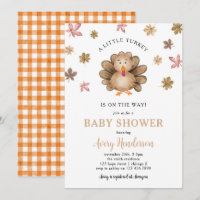 Little Turkey Thanksgiving Fall Baby Shower