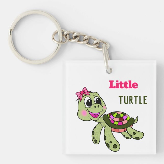 Little turtle keychain (Front)