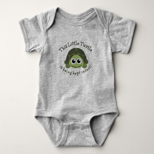 Little Turtle KI Baby Bodysuit (Front)
