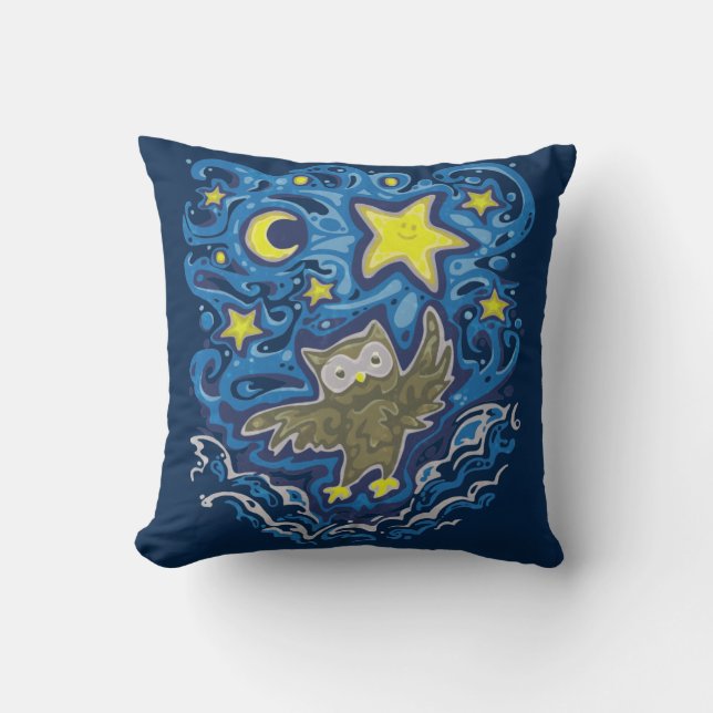 Little Twinkle Star Throw Pillow (Front)