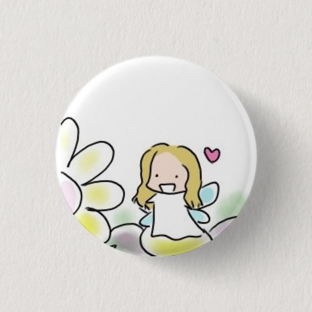 Little Ucchan Pinback Button (Front)