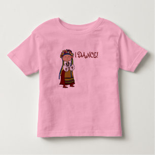 Little Ukrainian Dancer Ukrainian Folk Art Toddler T-shirt