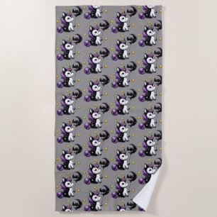 Little Unicorn Beach Towel