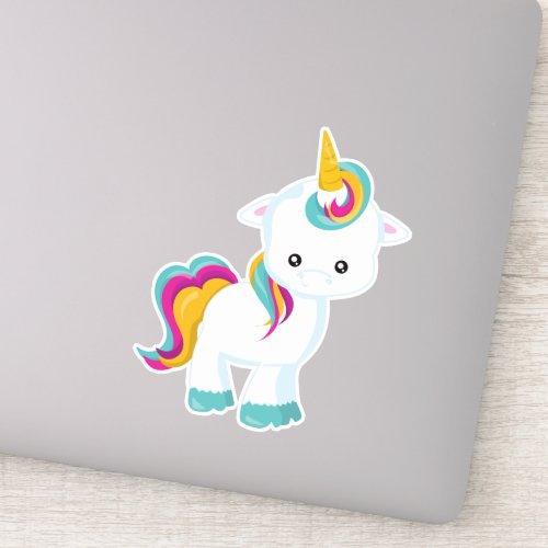 Little Unicorn Cute Unicorn Magic Unicorn Sticker