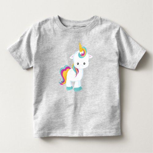 Little Unicorn Cute Unicorn Magic Unicorn Toddler T_shirt