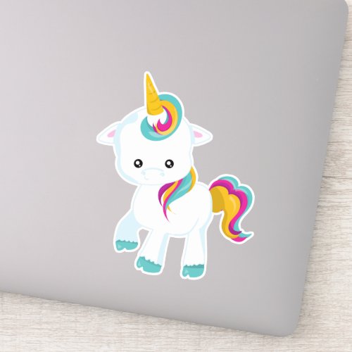 Little Unicorn Cute Unicorn Magical Unicorn Sticker