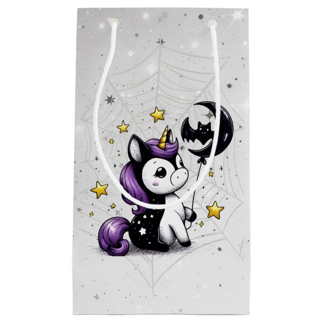 Little Unicorn Small Gift Bag (Front)