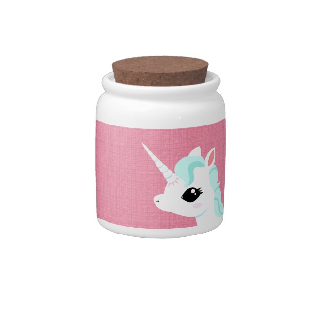 Little Unicorn with blue mane cookie jar (Right)
