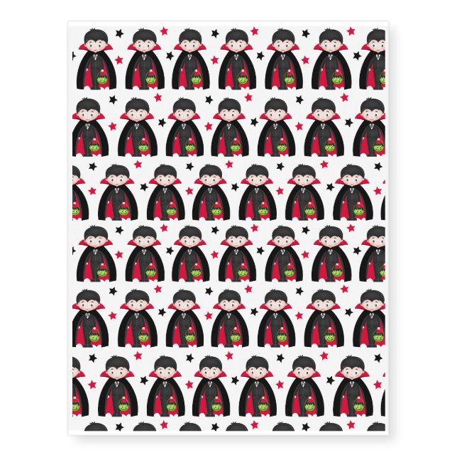 Little Vamp Temporary Tattoos (Front)