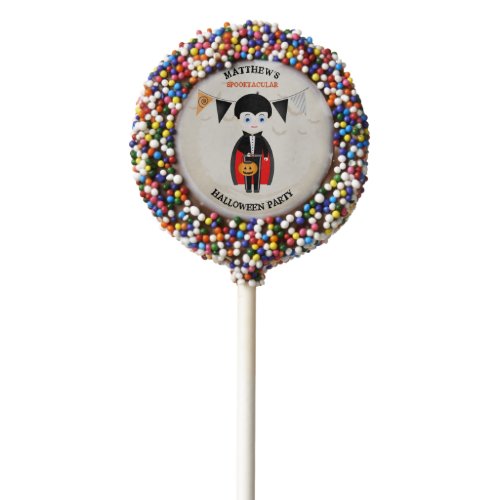 Little Vampire Halloween Party Chocolate Dipped Oreo Pop