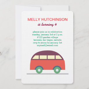 little van invitation