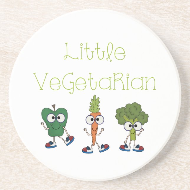 Little Vegetarian Coaster (Front)