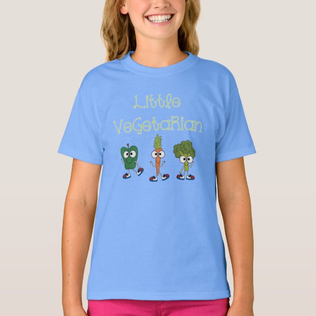 Little Vegetarian T-Shirt (Front)