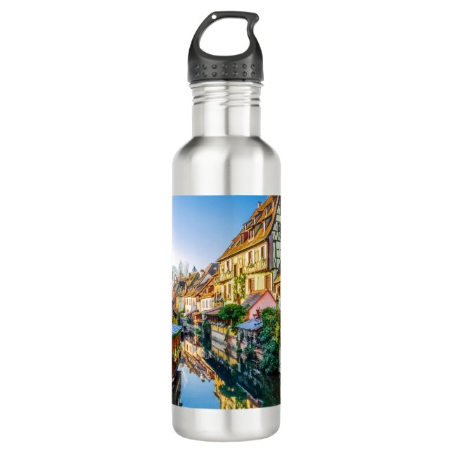 Little Venice, Colmar Stainless Steel Water Bottle (Front)