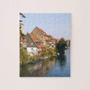 Little Venice (Klein Venedig) and River Regnitz Jigsaw Puzzle