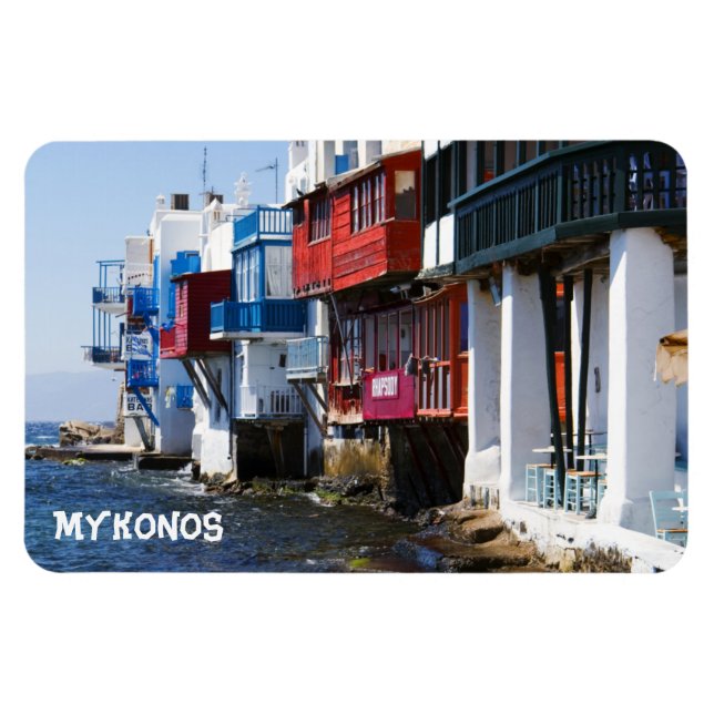 Little Venice Mykonos 4"x6" Magnet (Horizontal)