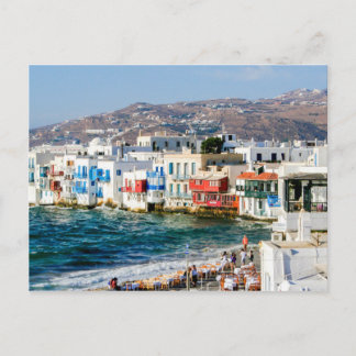 Little Venice, Mykonos Island. Postcard